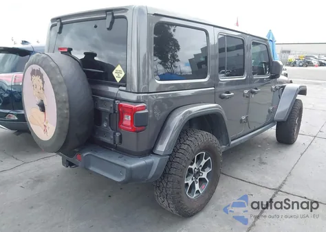 2021 Jeep Wrangler Unlimited Rubicon 4X4 z USA, uszkodzony, nr VIN 1C4JJXFM3MW656085